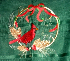 NH Holiday Embroidery Design Holiday Embroidery Design